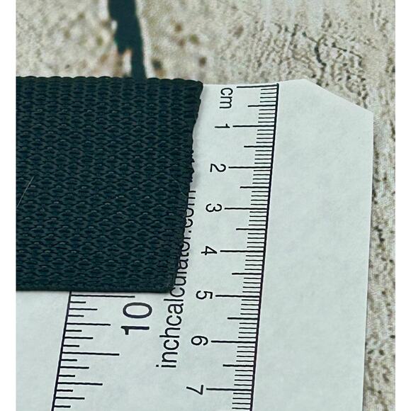 Poly Black Nylon Webbing -New Old Stock-Nylon Strap-2 inch Polyproplene- - Picture 3 of 4